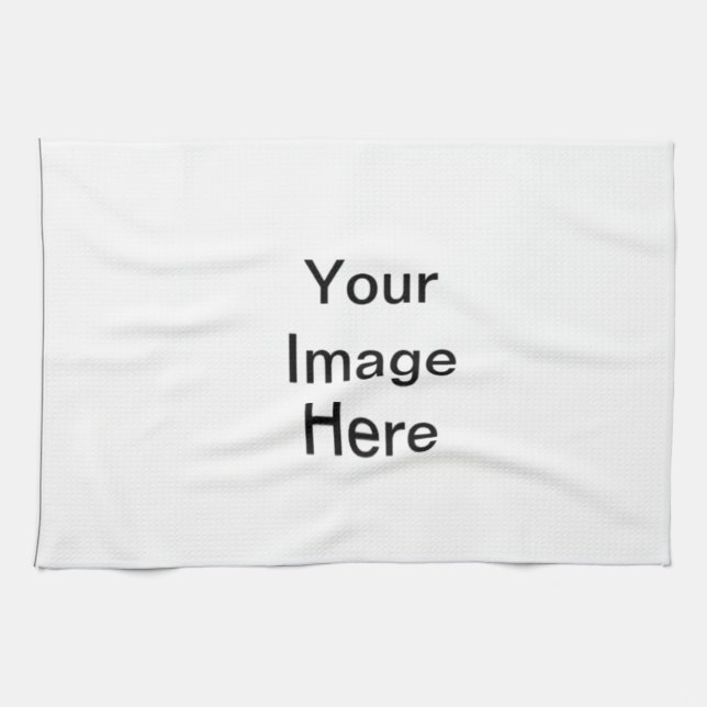 Add your own images! tea towel (Horizontal)