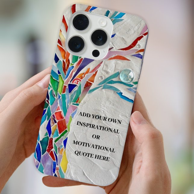 Add Your Own Inspirational Quote  iPhone Case (Creator Uploaded)