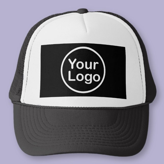 add Your Own Logo | Black Background Trucker Hat (Creator Uploaded)
