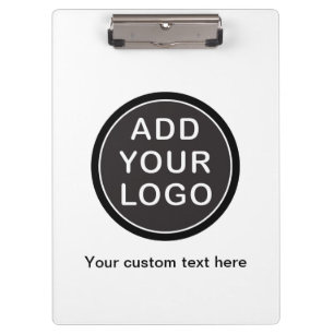 Add your own logo business clipboard