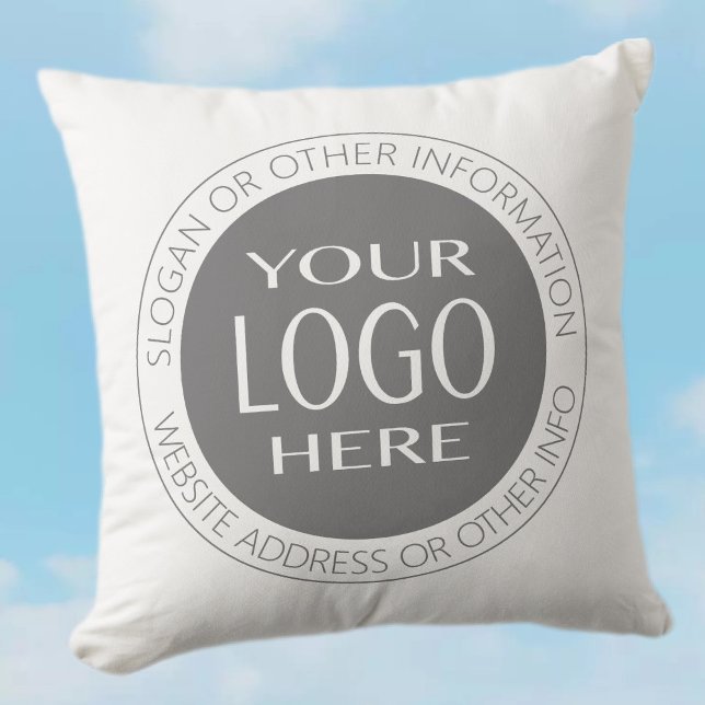 Add Your Own Logo & Circular Text Cushion (Creator Uploaded)