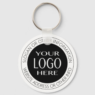 Add Your Own Logo & Circular Text Key Ring