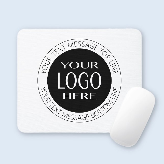 Add Your Own Logo & Circular Text Mouse Pad (Creator Uploaded)