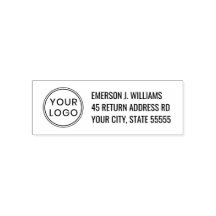 Add your own logo custom address or text