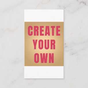 Add Your Own logo design Enclosure Card