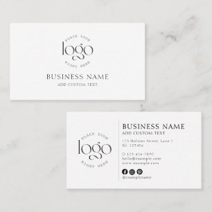 Add Your Own Logo DIY Branding Small Business Card