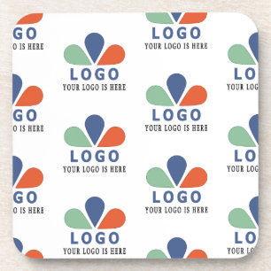ADD YOUR OWN LOGO. THROW PILLOW COASTER