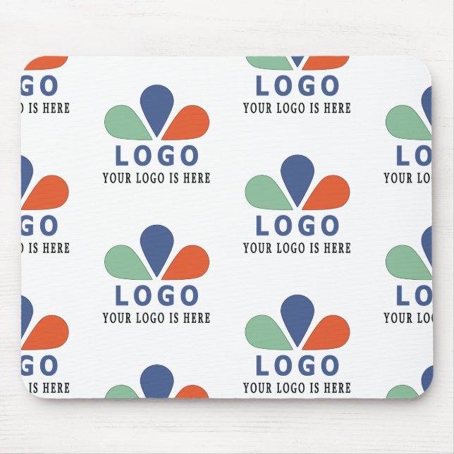 ADD YOUR OWN LOGO.  THROW PILLOW MOUSE PAD (Front)