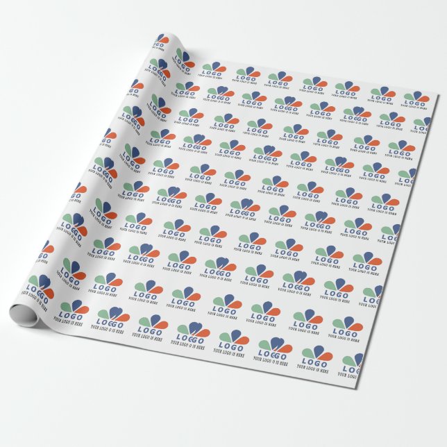 ADD YOUR OWN LOGO.  WRAPPING PAPER (Unrolled)
