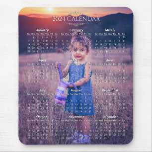 Add Your Own Photo 2024 Calendar   Mousepad