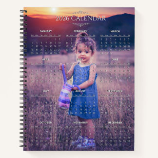 Add Your Own Photo 2026 Calendar | Notebook