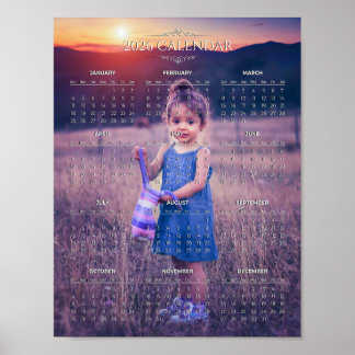 Add Your Own Photo 2026 Calendar | Poster