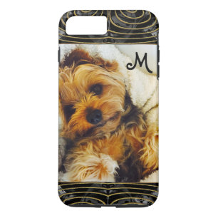Add Your Own Photo 6/6s Lazy Yorkie Monogram iPhone 8 Plus/7 Plus Case