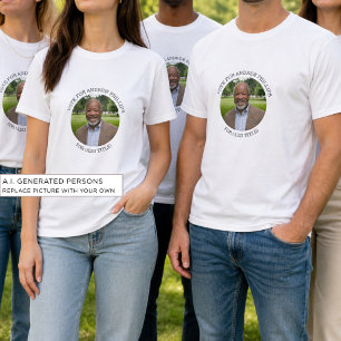 Add Your Own Photo and Election Campaign Title T-Shirt