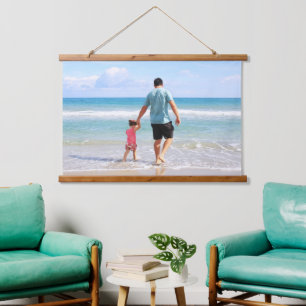 Add Your Own Photo and/or Text Hanging Tapestry