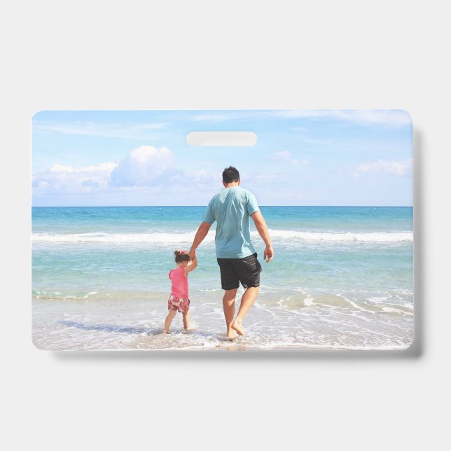 Add Your Own Photo and/or Text ID Badge (Front)