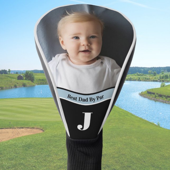 "Add your own photo" Best Dad template Golf Head Cover (Creator Uploaded)