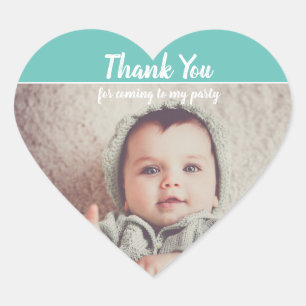 Add Your Own Photo Birthday Thank You Stickers