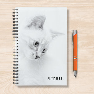 Add Your Own Photo Cat Personalised Name Planner