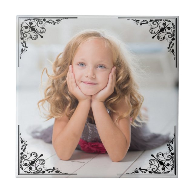 ADD YOUR OWN PHOTO CERAMIC TILE (Front)