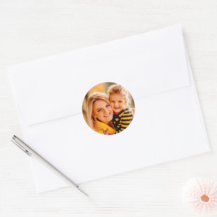 Add Your Own Photo Classic Round Sticker