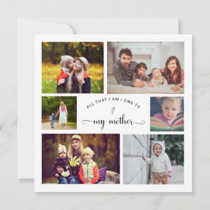Add your own Photo Collage Mother Best Mum Quote