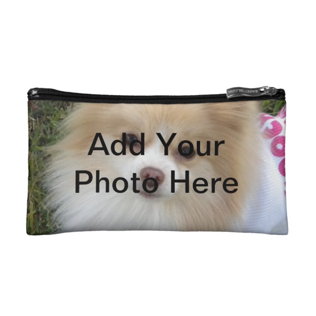 Add Your Own  Photo Cosmetic Bag (Front)