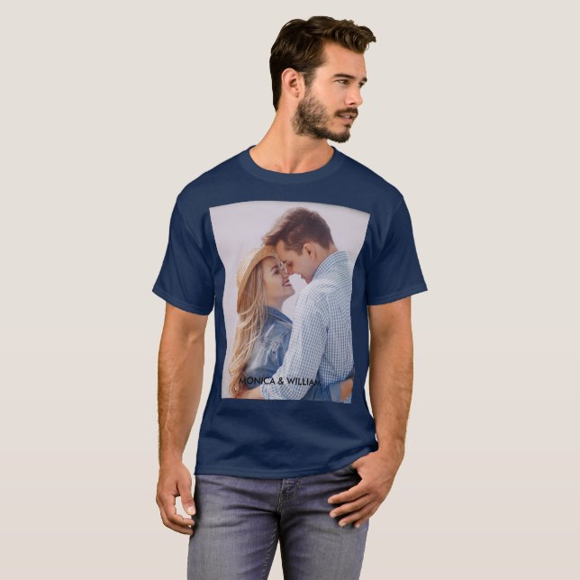 Add Your Own Photo Custom T-Shirt (Front Full)