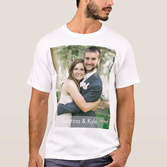 Add Your Own Photo Custom T-Shirt (Front)