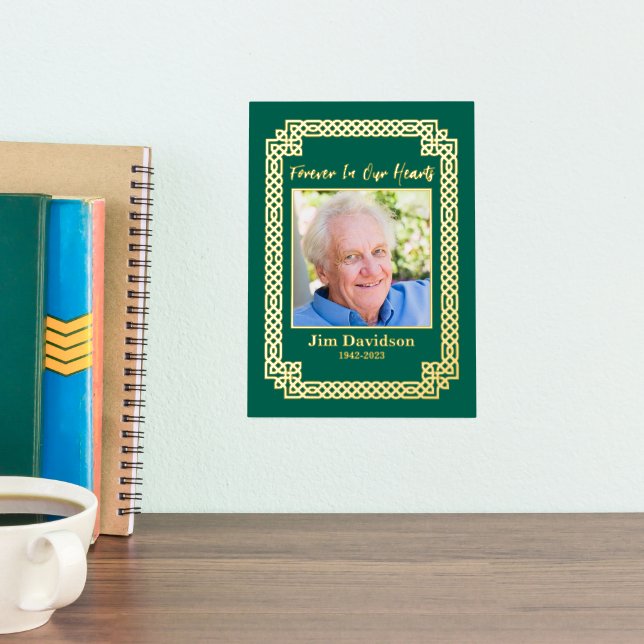 Add Your Own Photo In Memory Of Celtic 5x7 Foil Prints (In Situ (Counter 2))