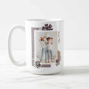 Add Your Own Photo Modern Girly Personalised Name Coffee Mug