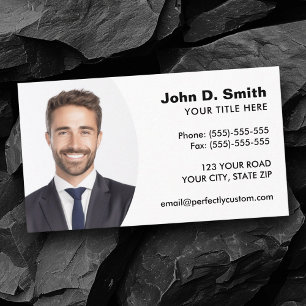 Add your own photo modern professional business card