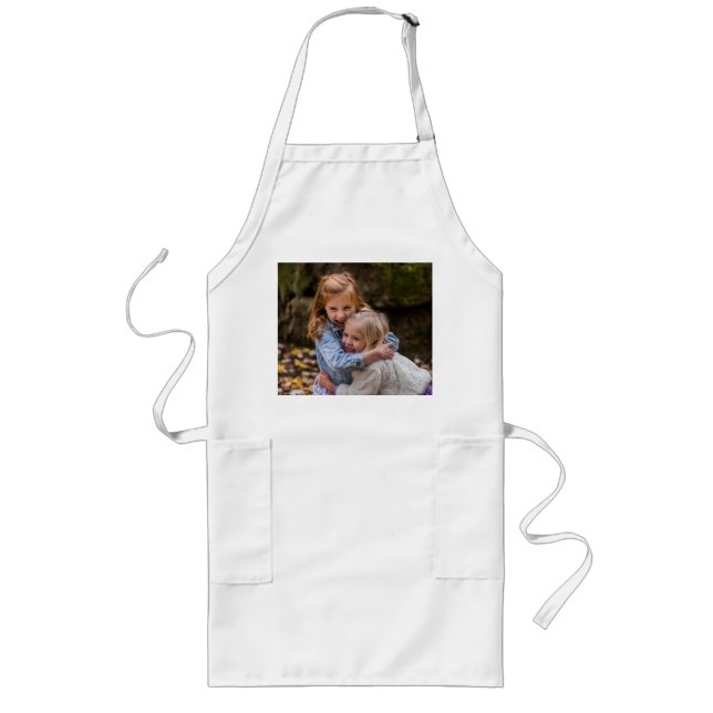 ADD YOUR OWN PHOTO OR TEXT LONG APRON (Front)
