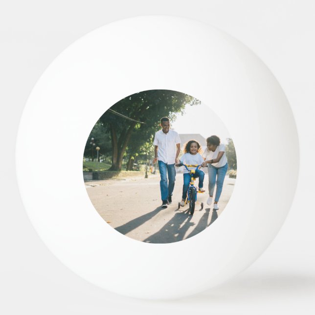 Add Your Own Photo Personalised Ping Pong Ball (Front)