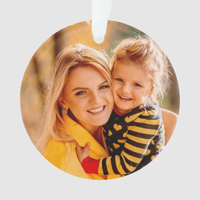 Add Your Own Photo Template Ornament (Front)