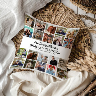 Add Your Own Photos & Personalised Text Cushion