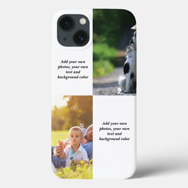 Add your own photos, text and  background throw pi Case-Mate iPhone case (Back)