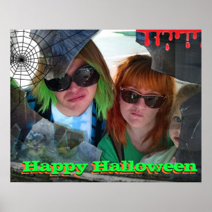 Add your own Photos to this Fun Halloween Poster
