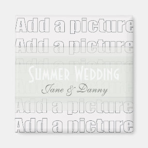 Add your own picture Wedding Magnet