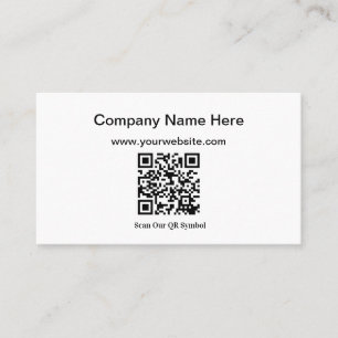 Add Your Own QR Code Business Cards