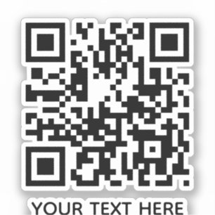 Add your own QR Code text Scan Minimal Simple