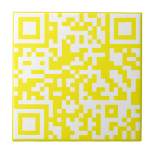 Add your own QR Code text Scan Minimal Simple Tile