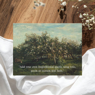 Add Your Own Quote Classic Vintage Painting Postcard
