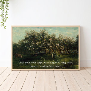 Add Your Own Quote Classic Vintage Painting Poster