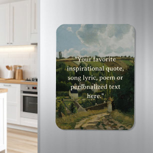 Add Your Own Quote Vintage Cottagecore Magnet