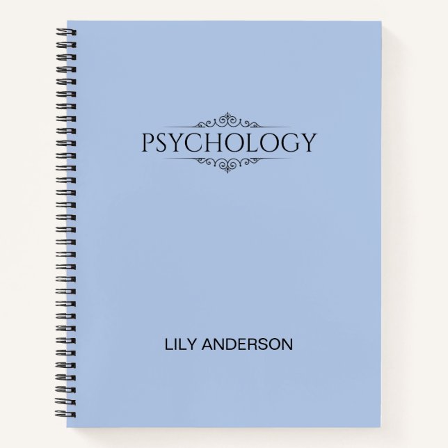 Add Your Own Subject and Name with 2025 Calendar Notebook (Front)