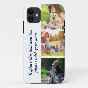 Add your own text and pics iPhone 11 case