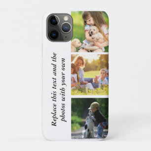 Add your own text and pics iPhone 11 pro case