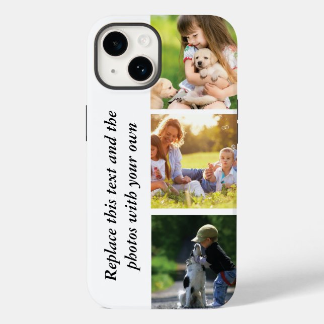 Add your own text and pics  Case-Mate iPhone case (Back)
