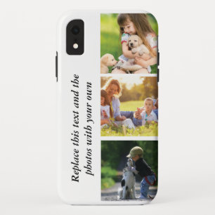 Add your own text and pics iPhone XR case